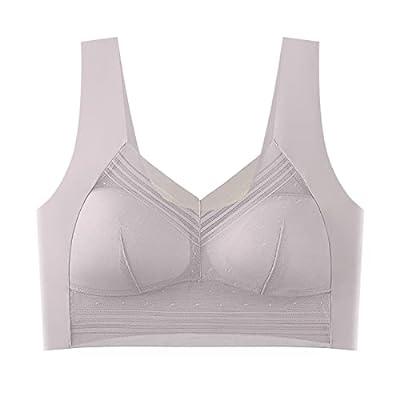 Women Light Support Sports Bra Pullover Front Close Built Up Yoga Bras  Padded Crop Tank Top Athletic Cami Comfort Bralette
