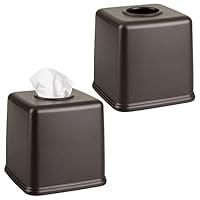 Algopix Similar Product 9 - mDesign Plastic Square Facial Tissue