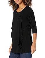 Algopix Similar Product 3 - Maternal America Womens Ruffle Cascade