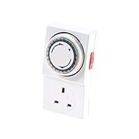Algopix Similar Product 6 - Basix 24h Mechanical Plug In Timer