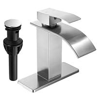 Algopix Similar Product 2 - FRANSITON Black Waterfall Bathroom