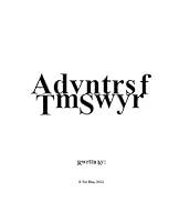 Algopix Similar Product 20 - Advntrs f Tm Swyr