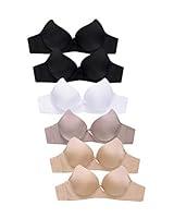 Algopix Similar Product 16 - Mamia Womens Basic Plain Bras Pack of