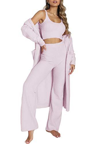 iClosam Women's Pyjama Bottoms Soft Pyjama Shorts Cotton Sleep