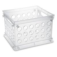 Algopix Similar Product 7 - Sterilite Mini Crate Stackable Plastic