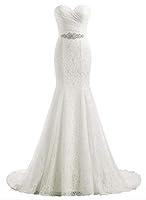 Algopix Similar Product 17 - Likedpage Womens Lace Mermaid Bridal