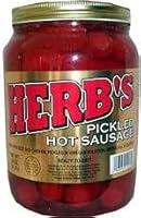 Algopix Similar Product 18 - Herbs RED HOT Pickled Sausage Half