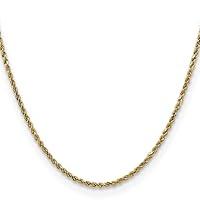 Algopix Similar Product 2 - IceCarats 10K Yellow Gold 225mm Rope