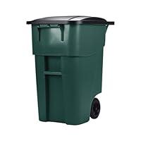 Algopix Similar Product 14 - PLASTIC PRINCE 50Gallon Rollout Trash