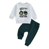 Algopix Similar Product 2 - CREAIRY Newborn Baby Boy Outfits Farm