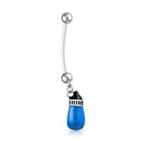 Algopix Similar Product 1 - Bioflex Blue Enamel Bottle Pregnant