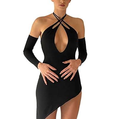 BEAGIMEG Women's Sexy Tank Top Bodycon Ruched Sleeveless Basic Midi Party  Dress