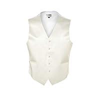 Algopix Similar Product 11 - Ivory Satin 5 Button Full Back Vest