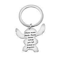 Algopix Similar Product 1 - ENSIANTH Ohana Keychain Ohana Means