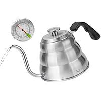 Algopix Similar Product 5 - Tea Kettle with Thermometer Pot Silver