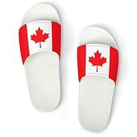 Algopix Similar Product 12 - Ksusbud Flag of Canada Unisex Slide