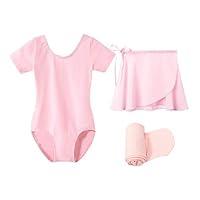 Algopix Similar Product 3 - STELLE Girls Short Sleeve Ballet