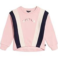 Algopix Similar Product 1 - Nautica Girls Fleece Popover Crewneck