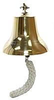 Algopix Similar Product 17 - 6" Brass Ship Bell - Nautical Bells