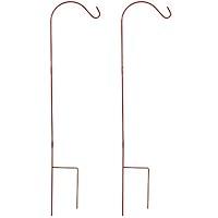 Algopix Similar Product 6 - Sunnydaze Outdoor Shepherd Hook Set of