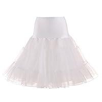 Algopix Similar Product 11 - URVIP Wedding Bridal 1950 Petticoat