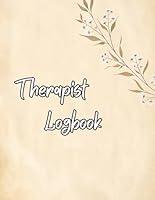 Algopix Similar Product 5 - Therapist Logbook Session Notebook for