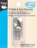 Algopix Similar Product 2 - Dritz No Sew Hook and Eyes 12 inch