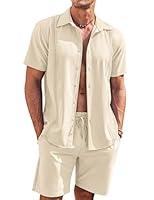 Algopix Similar Product 8 - COOFANDY Mens Vacation Outfits Cuban