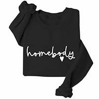 Algopix Similar Product 19 - Homebody Sweatshirt Homebody Crewneck