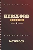 Algopix Similar Product 4 - Hereford Cow Notebook Cow Journal for