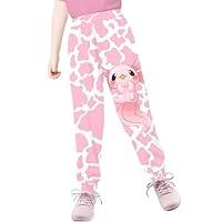 Algopix Similar Product 2 - Eheartsgir Pink Cow Axolotl Joggers