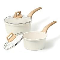 Algopix Similar Product 13 - CAROTE 15Qt  25Qt Sauce Pan Set with