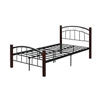 Algopix Similar Product 8 - HODEDAH Complete Metal Platform Bed