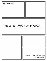 Algopix Similar Product 7 - 120 Page Blank Comic Book Draw Your