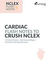 Algopix Similar Product 11 - Cardiac NCLEX Flash Notes  Practice
