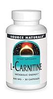Algopix Similar Product 10 - Source Naturals LCarnitine 500 mg For