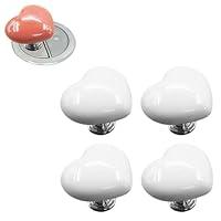 Algopix Similar Product 10 - LAKEMON 4pcs Love Toilet ButtonLove