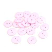 Algopix Similar Product 12 - 25 x Plain Round Light Pink 15mm Resin