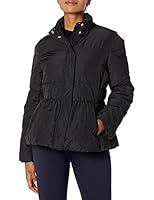 Algopix Similar Product 3 - Lark  Ro Womens Peplum Puffer Jacket
