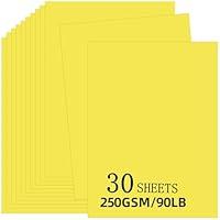 Algopix Similar Product 3 - 30 Sheets Yellow Cardstock 85 x