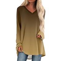 Algopix Similar Product 13 - Long Sleeve Tops for Women Trendy Fall