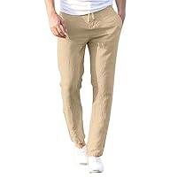 Algopix Similar Product 20 - Mens Casual Linen Pants Lightweight