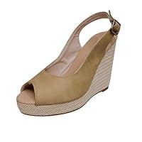 Algopix Similar Product 5 - Womens Heels Ankle Strap Buckle Sandal
