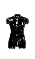 Algopix Similar Product 18 - Economy Male Black Plastic Torso Form 