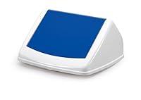 Algopix Similar Product 14 - Durable DURABIN Square 40 Flip Lid Blue