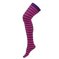 Algopix Similar Product 7 - HDE Womens Plus Size Striped Stockings