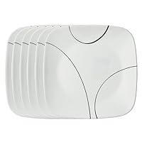 Algopix Similar Product 2 - Corelle Vitrelle 6Piece Salad Plates