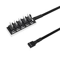 Algopix Similar Product 3 - Fan Hub Splitter Extension Cable 1 to