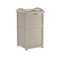 Algopix Similar Product 19 - Suncast 33 Gallon Hideaway Trash Can