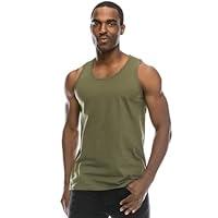 Algopix Similar Product 19 - JC DISTRO Mens Basic Tank Top Jersey